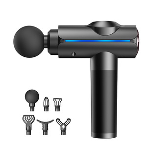 Fascia Gun Massage Muscle Relaxer 12 Speed Levels Brushless Motor LCD Touchscreen 5 Massage Heads USB Rechargeable - Product Image 5