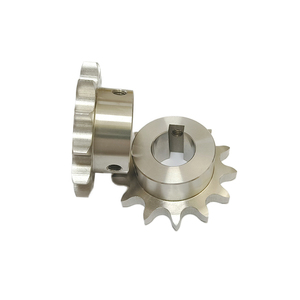 Piñón de Cadena de Rodillos de Acero Inoxidable ANSI No.80 con Orificio Acabado para Equipos Alimentarios OEM - Product Image 1