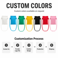 Tas Selempang Kanvas Logo Kustom dengan Kancing Tekan, Tas Mini Ponsel yang Dapat Disesuaikan, Tas Selempang Wanita Multi-warna untuk Wanita