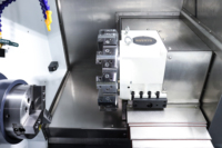 Torno de cama inclinada Leichman CKD46 para metal de acero y aluminio con sistema de controlador Siemens Torno CNC de funcionamiento de alta precisión