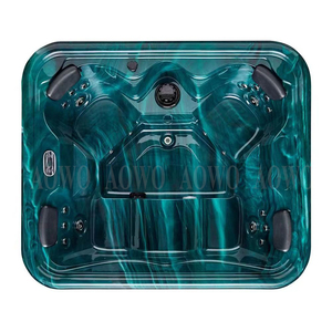 Bain à remous <span class=keywords><strong>acrylique</strong></span> pour <span class=keywords><strong>4</strong></span> personnes - <span class=keywords><strong>4</strong></span> <span class=keywords><strong>places</strong></span>, spas extérieurs, piscine extérieure - Product Image 4