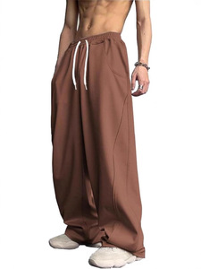 <span class=keywords><strong>Pantaloni</strong></span> Casual da Uomo Personalizzabili Stile Hip Hop con Vita Elastica e Coulisse, Gamba Larga, <span class=keywords><strong>Tasche</strong></span> Laterali, Oversize - Product Image 5