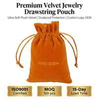 Collier Bague Boucle d'oreille Petit Poussière Cadeau Pochette personnalisée Emballage Daim Velours Bijoux Sac à cordon