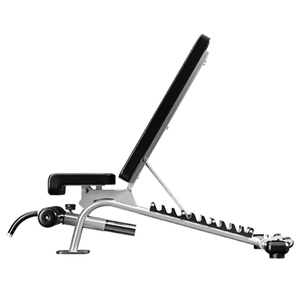 Banco de pesas profesional comercial para press de banca, uso doméstico, ajustable, integrado, de metal, con silla para mancuernas y rack multifunción - Product Image 4