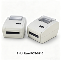 Imprimante d'étiquettes thermiques ZJ POS9210 pour expédition, USB filaire et sans fil, imprimante thermique de codes-barres, rouleau de bordereaux 4x6 100x50