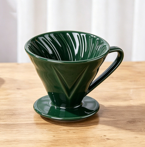 Filtre à café en céramique personnalisé pour le café filtre, réutilisable, style conique, capacité 200 ml, pour machine à café, maison, bureau, cadeau - Product Image 6