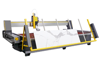 Nouvelle découpeuse CNC à jet d'eau 5 axes compacte et économique pour carreaux de céramique, marbre, granit et pierre, moteur 380V, précision 0,1 mm