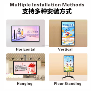 شاشة عرض LCD للمطعم <span class=keywords><strong>LED</strong></span> داخلية في المقهى مع شاشة <span class=keywords><strong>LED</strong></span> معلقة في المتجر - Product Image 5