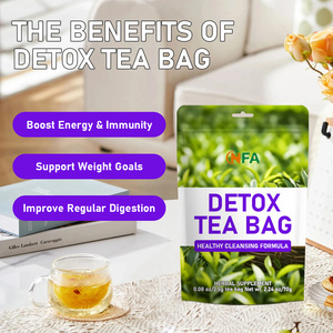 Bolsitas de Té Detox Personalizadas con Extractos de Cardo Mariano y Ginseng, Mejoran la Digestión, Aumentan la Inmunidad, Té Herbal Natural - Product Image 2