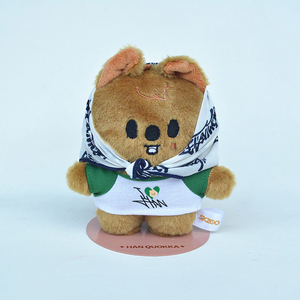 Peluche magnétique de 13 cm, personnage de dessin animé Stray Kids SKZOO, figurine d'idole, Felix, jouet en peluche doux, avec foulard, cadeau - Product Image 6