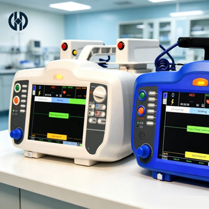 Defibrillatore Medico d'Emergenza 3 in 1 con Monitor, Defibrillazione Bifasica e Funzione di Monitoraggio Multiparametrico del Paziente per Primo Soccorso - Product Image 2