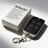Control remoto R-TECH RT-4 para puertas corredizas. Compatible con motores R-TECH SL1000, SL1500 y SL600 AC.M. Accionamiento/abr