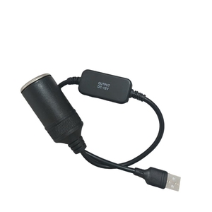 Adaptateur d'alimentation USB 5V vers 12V pour prise allume-cigare de voiture, câble amplificateur de puissance pour prise allume-cigare de voiture - Product Image 5