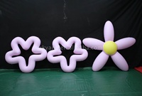 Ballon gonflable personnalisé de sculpture de fleurs Sculptures d'air Matériau PVC