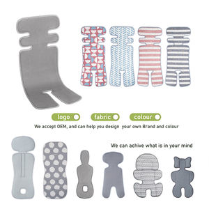 เสื่อตาข่าย3D กันลื่นระบายอากาศและถอดเบาะรองนั่งสำหรับเด็กทารก, แผ่นรองนั่งนุ่มระบายความร้อนได้สำหรับฤดูร้อน - Product Image 2