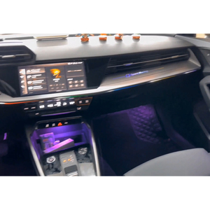 Kit d'éclairage d'ambiance LED 64 couleurs pour Audi A3 2021-2026 - Accessoires d'éclairage intérieur, éclairage du tableau de bord et des portes - Product Image 3