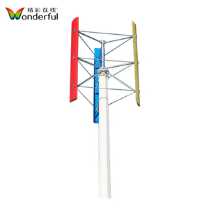 Wind Solar Hybrid Power System 5kW 10kW Vertikale Windmühle für Wohn-und Gewerbe zwecke mit CE RoHS ISO - Product Image 2