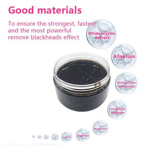 Masque facial en crème peel-off à l'huile d'olive biologique, spécifiquement pour le nez, éliminateur de points noirs, nettoyage des pores, effets éclaircissants et raffermissants, cosmétique - Product Image 4