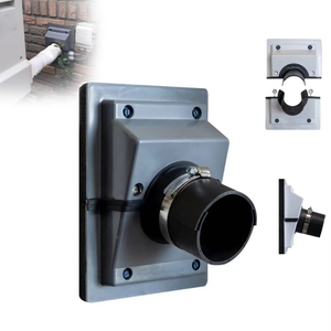 Huyo New 6cm 3.0mm Metal HVAC Wall Penetration Line Set <b>Cover</b> Kit for Home Air Conditioner <b>Window</b> Split <b>Cover</b> Portable Wall - Product Image 2