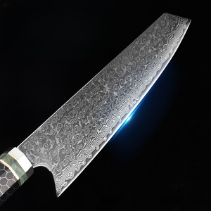 Cuchillo Sujihiki de Damasco Personalizado de Fábrica, Cuchillo Japonés para Cortar Sashimi, Mango de Resina de Lujo, OEM ODM para Restaurantes de Sushi, HORECA - Product Image 3