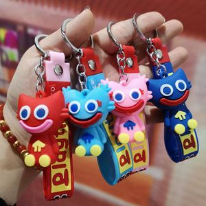 Venta al por mayor personalizado 3D PVC llavero de goma suave silicona llaveros dibujos animados Anime Poppy Playtime llavero Accesorios - Product Image 1