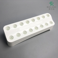 Support de tubes à centrifuger coniques Bioland à 16 trous CF05-15 pour tubes de 5 ml et 15 ml, fournitures de laboratoire