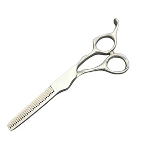 Ciseaux à cheveux pour usage esthétique, à lame échancrée, 62 mm, acier 440C, pour droitiers - Product Image 1