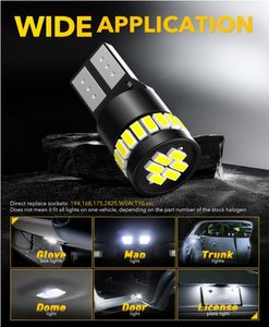 Kit <span class=keywords><strong>de</strong></span> remplacement d'ampoule LED blanche 6000K sans erreur voiture intérieur dôme carte porte licence courtoisie tableau <span class=keywords><strong>de</strong></span> bord lumières puces - Product Image 5