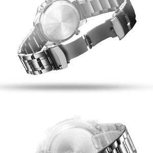 NAVIFORCE Fashion Men Watch Sport Watch for Men Chronograph Quartz Wristwatch Waterproof Steel Band <b>Clock</b> - Product Image 5