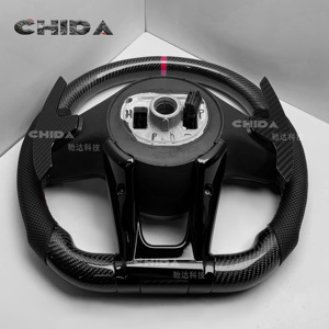 Volant sport en fibre de carbone noir mat personnalisé Chi Da pour <span class=keywords><strong>Mercedes</strong></span>-Benz W176 W204 W212 W222 Classe C E GLA CLA <span class=keywords><strong>CLS</strong></span> - Product Image 6