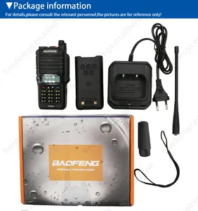 Baofeng-radio portátil de largo alcance, walkie-talkie de seguridad, a prueba de agua, 2 vías, 10 km, uv9r, 2023