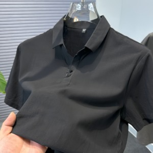 Nouveau Polo en Coton de Haute Qualité pour <span class=keywords><strong>Homme</strong></span> 2026 LY – T-shirt d'Été à Col Revers Ample pour <span class=keywords><strong>Homme</strong></span> - Product Image 3