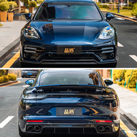 Kit de carrosserie en Fiber de carbone parfaitement adapté pour PORSCHE pour Panamera 971 GTS Turbo nouveau diffuseur arrière et séparateur de pare-chocs avant et arrière