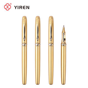 YIREN 도매 인기 발명품 보석 고급 황금 롤러 펜 실크 스크린 다이아몬드 펜 - Product Image 2