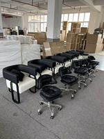 Chaise de Luxe pour Technicien(ne) des Cils et des Ongles, Chaise Client pour Manucure, Ensemble de Chaises Mobiles/Relaxantes, Tabouret de Technicien(ne) pour Salon de Manucure