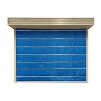 Système de barrière coupe-feu automatique en tissu inorganique PVC pour la sécurité des centres commerciaux et des supermarchés