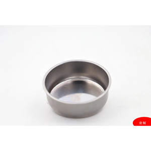 Stainless Steel Alcohol Cup Round Metal Hot Pot Fuel Container For Buffet Stove Customizable With Logo Silver Color - Product Image 1