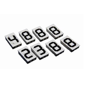 Led hiển thị kỹ thuật số bảy đoạn kỹ thuật số bảy đoạn signage hiển thị Module lật số giá với hướng dẫn sử dụng doanh thu - Product Image 6