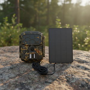 Fotocamera da Caccia 8K con Wifi, Telecamera Wireless con Visione Notturna 940NM per Caccia con Pannello Solare - Product Image 1