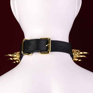 Collar de Bondage Punk FUNSM, Collar de Cuero con Púas Metálicas, Fetiche, Esclavo, Cosplay, Cinturón Ajustable, Juego Sexual SM, Juguetes Sexuales para Adultos, Venta al por Mayor - Product Image 6