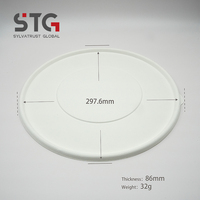 Couvercle de bol en bagasse grande taille STG certifié FSC, compostable, en pulpe, pour restaurant, buffet, fête, prêt à expédier, en stock