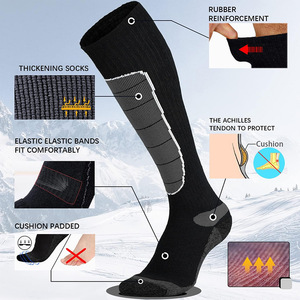 Chaussettes de ski thermiques personnalisées Compports, chaudes, pour sports d'hiver, randonnée et trekking en extérieur, haute performance - Product Image 1