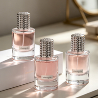 Flacon de parfum en verre cylindrique élégant de 100 ml de haute qualité, vente en gros, livraison rapide, vaporisateur à fine brume, boîte personnalisée avec logo