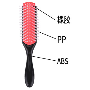 Set de 5 Peines para Cabello con Botella de Acondicionador y Herramientas de Limpieza para el Cuidado y Peinado del Cabello Femenino - Product Image 3