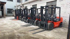 Cheap Used Heli Foklift 3 Ton Diesel <b>Engine</b> FD30 with 6 Months Warranty <b>Standing</b> Operation for Construction in Shanghai China - Product Image 3