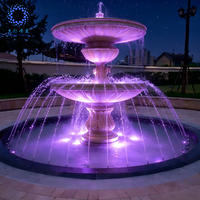 Fuente de Agua Musical con Boquilla de Acero Inoxidable, Lámpara LED Musical, Fuente Danzante para Jardín, Estanque, Hotel, Proyecto de Paisajismo