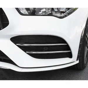 แถบครอบไฟตัดหมอกหน้า StarNav ช่องรับอากาศ สำหรับ Mercedes Benz C118 W118 CLA200 CLA260 CLA220d 2020+ ฝาครอบโครเมียมสำหรับกันชน - Product Image 5