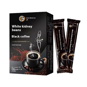 Frijoles Blancos, Café Negro, Bebida Sólida, Fruta y Vegetales Silvestres en Polvo, Sin Azúcar, Bajo en Azúcar, Procesado OEM - Product Image 1