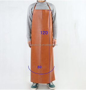 <span class=keywords><strong>Tablier</strong></span> de travail en PVC noir et orange, imperméable et résistant à l'huile, de haute qualité, vente en gros d'usine, pour les travailleurs de <span class=keywords><strong>cuisine</strong></span> industrielle - Product Image 6