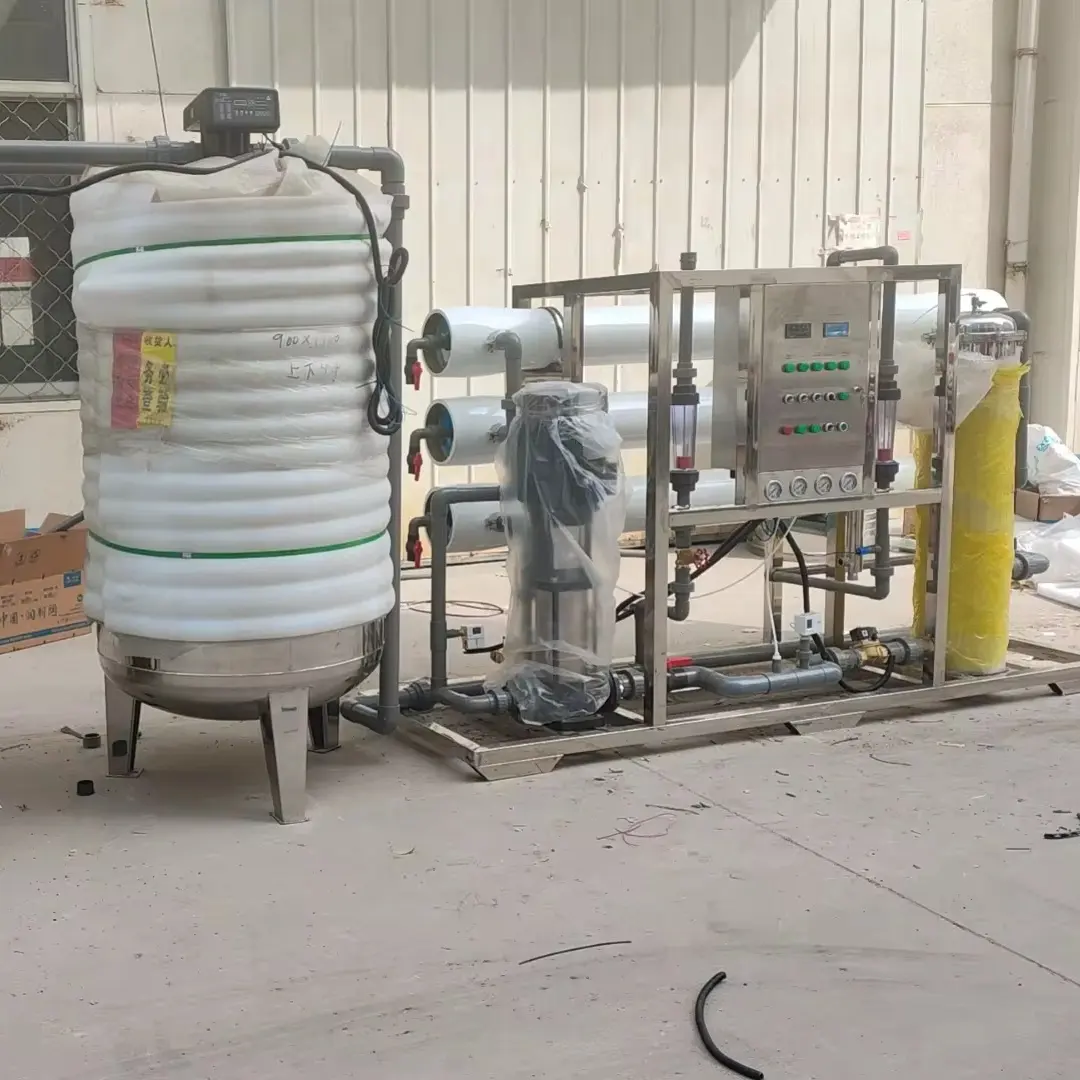 Purificador de água potável, máquina de embalagem de solo, 5m3/h, sistema de purificação de água, rede de água da cidade, 250lph, 500lph